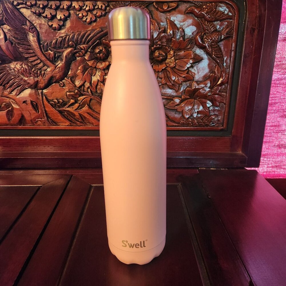 Preloved S'well Original Pink Peony Stainless Steel Water Bottle 25 oz